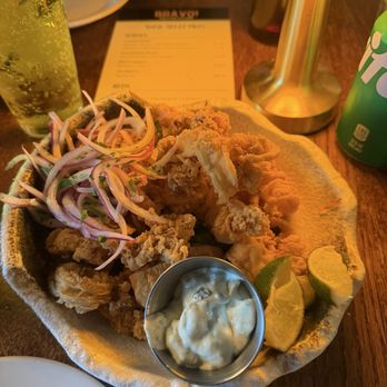 Bravo Peruvian Cuisine - CHICHARRON DE CALAMAR - Peruvian Near Me - Wilton Manors, Florida