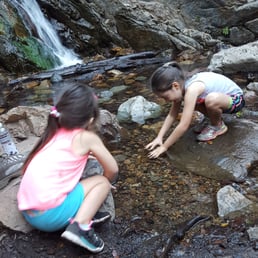 Made it to the waterfall, my girls sure enjoyed their mission