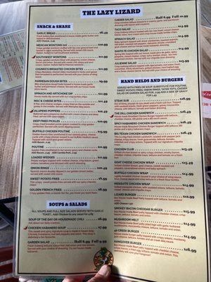 Menu photo 2 Lazy Lizard St Catharines, ON Menu photo 2 Lazy Lizard St Catharines, ON