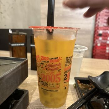 Boiling Point - Mango Aloe Green Tea - Taiwanese Near Me - Gardena, California
