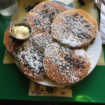 Pick Me Up Cafe - Chocolate chip pancakes - New American Near Me - Chicago, Illinois Pick Me Up Cafe - Chocolate chip pancakes - New American Near Me - Chicago, Illinois