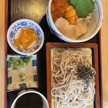 I-NABA - Had the uni, imitation, hotatae bowl with soba combo - Japanese Near Me - Honolulu, Hawaii I-NABA - Had the uni, imitation, hotatae bowl with soba combo - Japanese Near Me - Honolulu, Hawaii