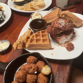 Jasper's - Hush Puppies with Honey Butter Fried Chicken & Waffles - American Near Me - Upper Marlboro, Maryland