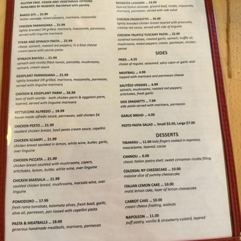 Nate’s Italian Kitchen on Campbell - Menu - Italian Near Me - Tucson, Arizona