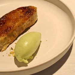 Zarate - SEAFOOD stuffed French toast, seaweed ice cream pistachio. 2025 05 07. M1. 243.