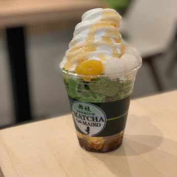Premium Matcha Cafe Maiko - Maiko Special with Yuzu soft serve - Ice Cream & Frozen Yogurt Near Me - Tempe, Arizona Premium Matcha Cafe Maiko - Maiko Special with Yuzu soft serve - Ice Cream & Frozen Yogurt Near Me - Tempe, Arizona