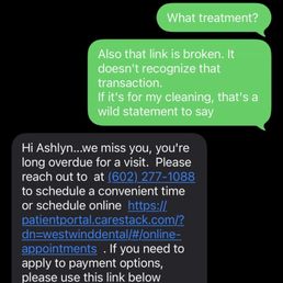 Text received from business Text received from business