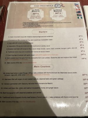 Menu photo 1 Le Mesturet Paris, 75 Menu photo 1 Le Mesturet Paris, 75