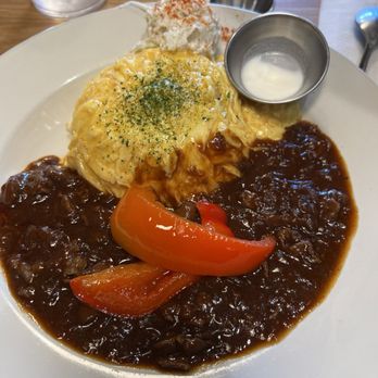 Curry Hyuga - Beef Hayashi Om-Rice - Japanese Curry Near Me - Cupertino, California Curry Hyuga - Beef Hayashi Om-Rice - Japanese Curry Near Me - Cupertino, California