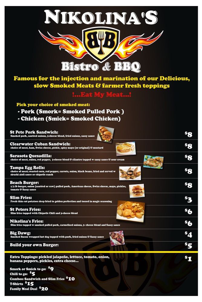 Nikolina's Bistro BBQ Logo
