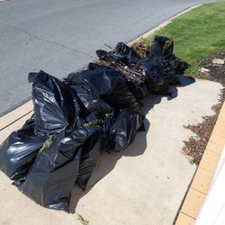 TerraSafe Pest & Landscape - 15+ lg hvy duty trash bags filled w/ waste which I paid to be removed and still there 11 days aft proj completed.