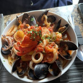 Tresca - Gluten-free fra diavolo with gluten-free pasta - Italian Near Me - Boston, Massachusetts