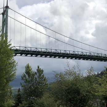 Cathedral Park - Section of the bridge spanning the Columbia River. - Parks Near Me - Portland, Oregon Cathedral Park - Section of the bridge spanning the Columbia River. - Parks Near Me - Portland, Oregon