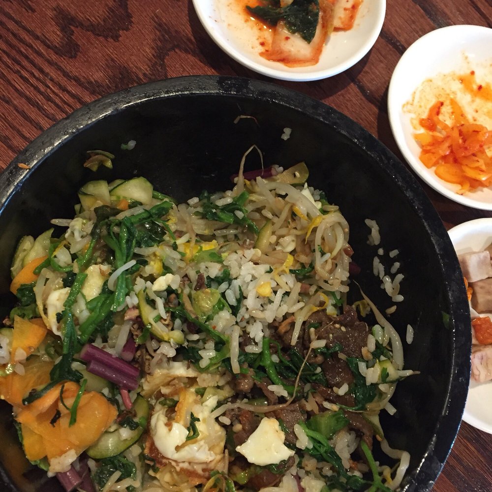 Mangetsu - Bibimbap in hot stone! Yummy - Japanese Near Me - Melbourne, Florida Mangetsu - Bibimbap in hot stone! Yummy - Japanese Near Me - Melbourne, Florida