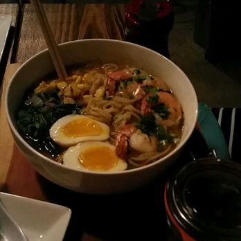 Komodo Loco - Miso ramen with shrimp - Sushi Bars Near Me - Denton, Texas Komodo Loco - Miso ramen with shrimp - Sushi Bars Near Me - Denton, Texas