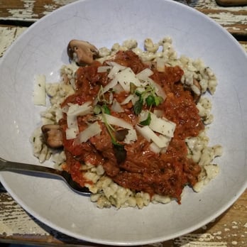 Peckish Pig - Goat ragu with rosemary spatzle. - Breakfast & Brunch Near Me - Evanston, Illinois