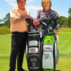 Cindy MIller Golf - Cindy & Allen Miller; The only married couple in the world who have competed on all four major tours.
