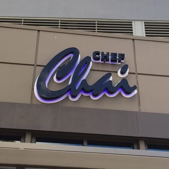 Chef Chai - restaurant sign - Asian Fusion Near Me - Honolulu, Hawaii