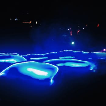 Art in the Dark - Pink & white terraces recreated (they changed colour) - Local Flavor Near Me - Auckland, AUK