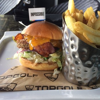 Topgolf - Smokehouse burger w/ fries ($12) - Golf Near Me - Roseville, California Topgolf - Smokehouse burger w/ fries ($12) - Golf Near Me - Roseville, California