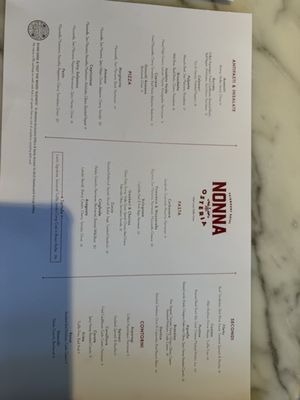 Menu photo 4 Nonna Osteria San Antonio, TX