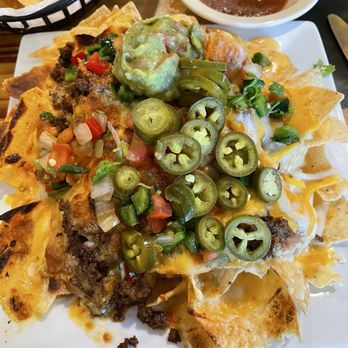 El Tequilas Mexican Restaurant - 1/2 order Loaded Nachos, without sour cream. - Mexican Near Me - Fort Worth, Texas El Tequilas Mexican Restaurant - 1/2 order Loaded Nachos, without sour cream. - Mexican Near Me - Fort Worth, Texas