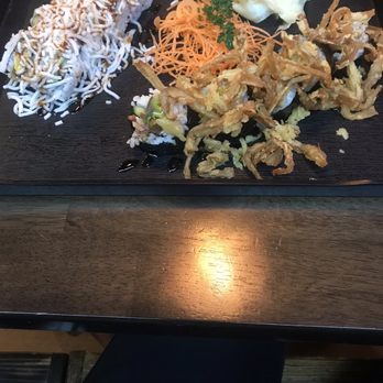 Daikon Vegan Sushi  - Crunchy California Roll on the left and Spider Roll on the right - Vegan Near Me - Las Vegas, Nevada