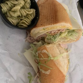 Padua Pasta Makers - Turkey sandwich and salty pesto salad - Pasta Shops Near Me - Upland, California Padua Pasta Makers - Turkey sandwich and salty pesto salad - Pasta Shops Near Me - Upland, California