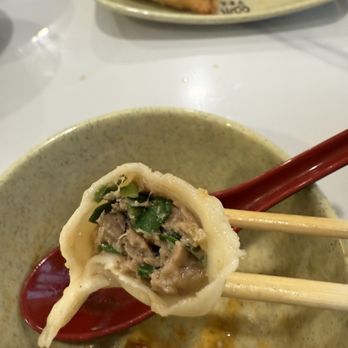 Tai He Ju - Inside of pork died dumplings Ù - Chinese Near Me - El Monte, California Tai He Ju - Inside of pork died dumplings Ù - Chinese Near Me - El Monte, California