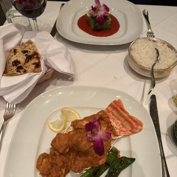 Tamarind - Lobster masala and hasiru samudra (Chilean sea bass) - Indian Near Me - New York, New York Tamarind - Lobster masala and hasiru samudra (Chilean sea bass) - Indian Near Me - New York, New York