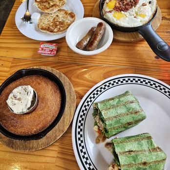 27 North - Fungus kankamungus wrap, cornbread & sinner skillet. Really good & fresh food! - Breakfast & Brunch Near Me - Conway, New Hampshire