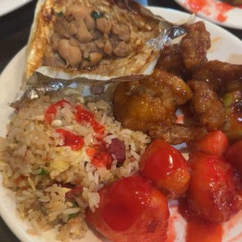 Chef Bo - 1. Sweet and Sour Pork  C9. / Orange Chicken Pork fried rice - Chinese Near Me - Elk Grove, California