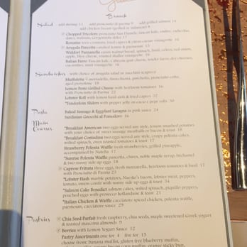 GIADA - menu - Italian Near Me - Las Vegas, Nevada
