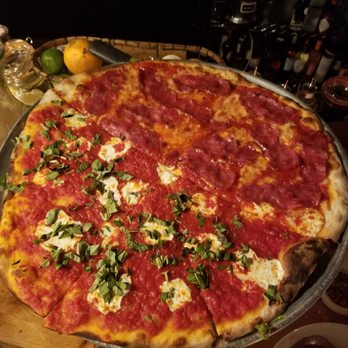 Rubirosa - 18inch pizza - half Honey Pie half fresca ($31) - Italian Near Me - New York, New York