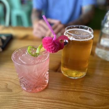 Happy Camper - Pink Flamingo and Stella - Pizza Near Me - Las Vegas, Nevada