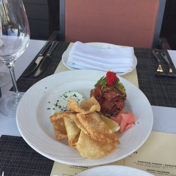Chandler's Oceanfront Dining - Ahi Tuna Poke ($18) - New American Near Me - Carlsbad, California