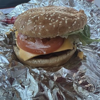 Five Guys - Little Bacon Cheeseburger - Burgers Near Me - Roseville, California