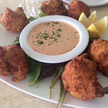 The Dune Deck Cafe - Conch fritters! - Breakfast & Brunch Near Me - Lantana, Florida