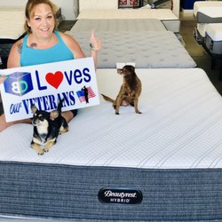 Boxdrop - Happy mattress customer with her new BR Hybrid King. Saving money with Boxdrop Klamath falls     Thank you!