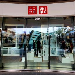Exterior outside entrance of UNIQLO - Santa Monica, California Exterior outside entrance of UNIQLO - Santa Monica, California