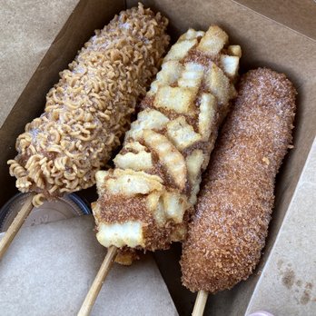 STIX - Potatocombo Corndog, Combodog and Ramencheese Corndog - Hot Dogs Near Me - San Francisco, California