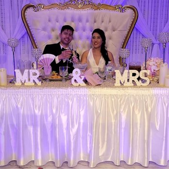 Diamond Seafood Palace - Sweetheart table and love seat - Venues & Event Spaces Near Me - Stanton, California