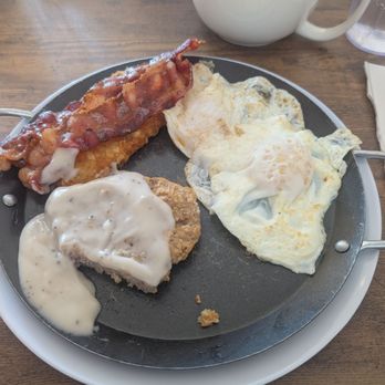 Coffee Waffle - Totally forgot to get a photo of my chicken fried steak but this was it after a few bites. Very delicious - Breakfast & Brunch Near Me - Clint, Texas