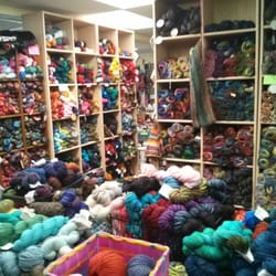 Colorful Yarns - Just one view of the endless squishable skeins!