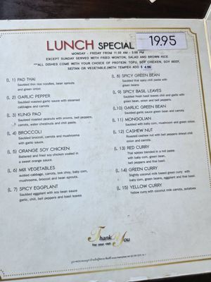 Menu photo 1 Bodhi Kosher Thai Beverly Hills, CA Menu photo 1 Bodhi Kosher Thai Beverly Hills, CA