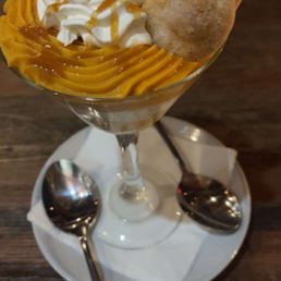 Last course: deconstructed pumpkin pie. Amazing.