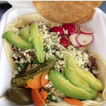 Mariscos El Sabroso - 2 carne Asada tacos / hmmm - Food Trucks Near Me - Westchester, California Mariscos El Sabroso - 2 carne Asada tacos / hmmm - Food Trucks Near Me - Westchester, California