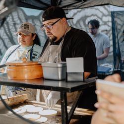Treehouse Dispensary - Local food vendors, Big Guys Tacos, serving deliciousness at Treehouse's 2024 420 event!