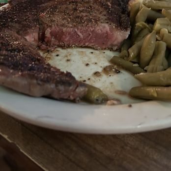 Buck's Bar & Grill - steak and green beans - Bars Near Me - Waterloo, Nebraska