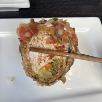 Sushi Gato - Inside the Spicy Tuna Tempura Roll - Sushi Bars Near Me - San Diego, California